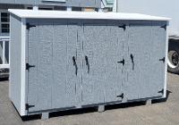 TC 1LW 24 Stock Jumbo 3 Can Trash Can Shed Sale $1079.00