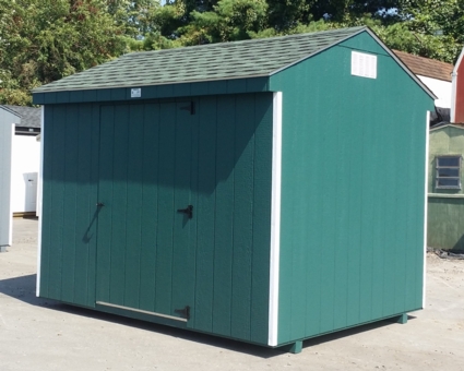 Stock shed #369A 15 - 8 x 10 value workshop, painted LP siding ...