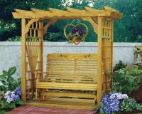 Country Garden Deluxe Flat Top Rose Arbor